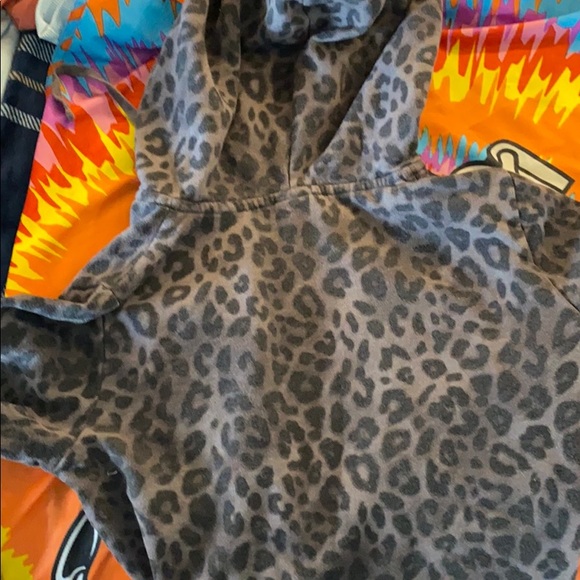 PINK cheetah print hoodie - Picture 4 of 4